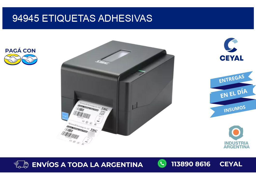 94945 ETIQUETAS ADHESIVAS