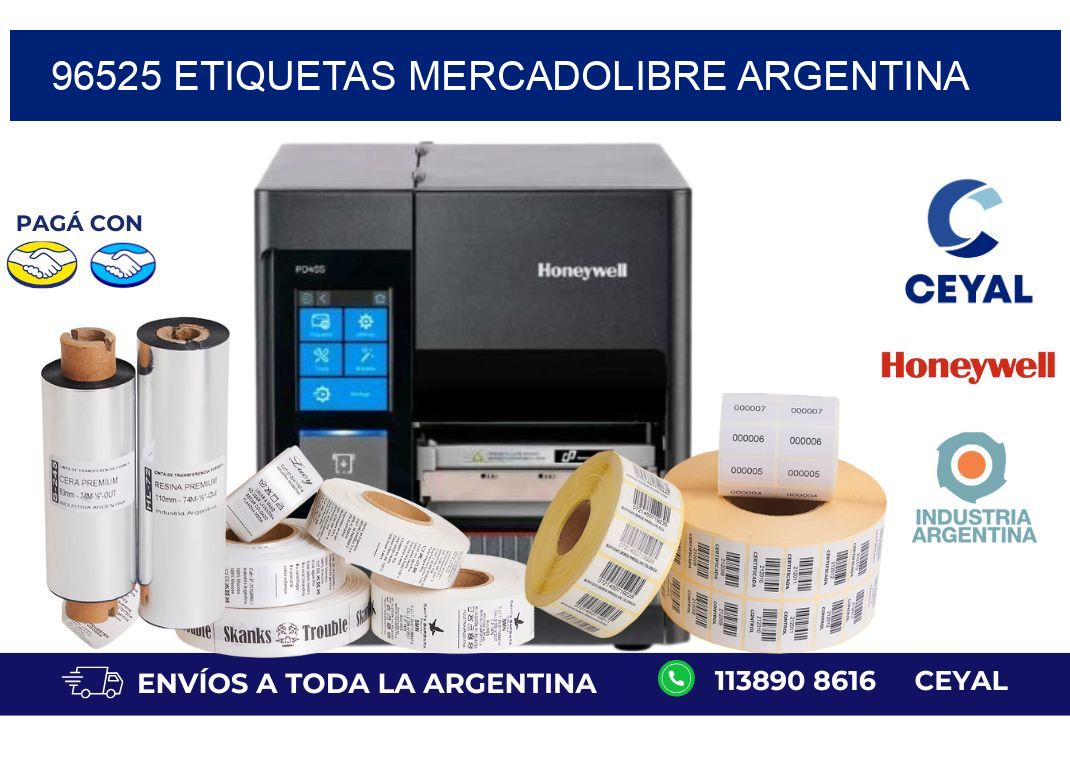 96525 ETIQUETAS MERCADOLIBRE ARGENTINA