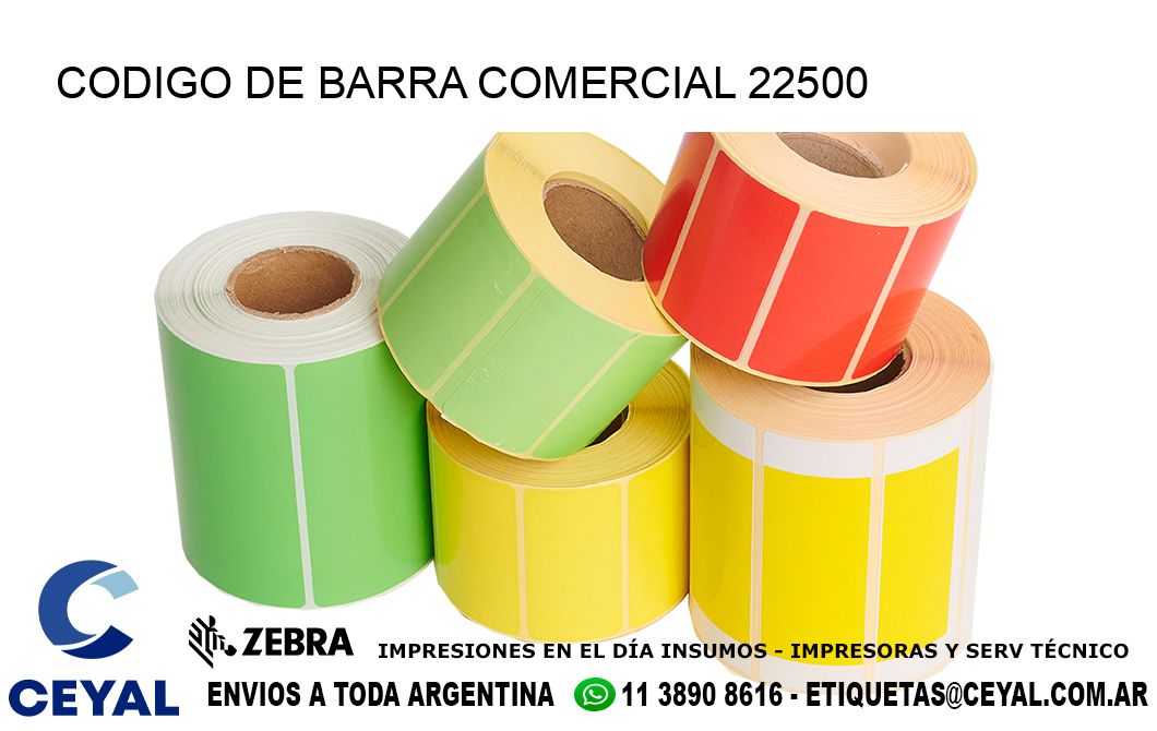 CODIGO DE BARRA COMERCIAL 22500