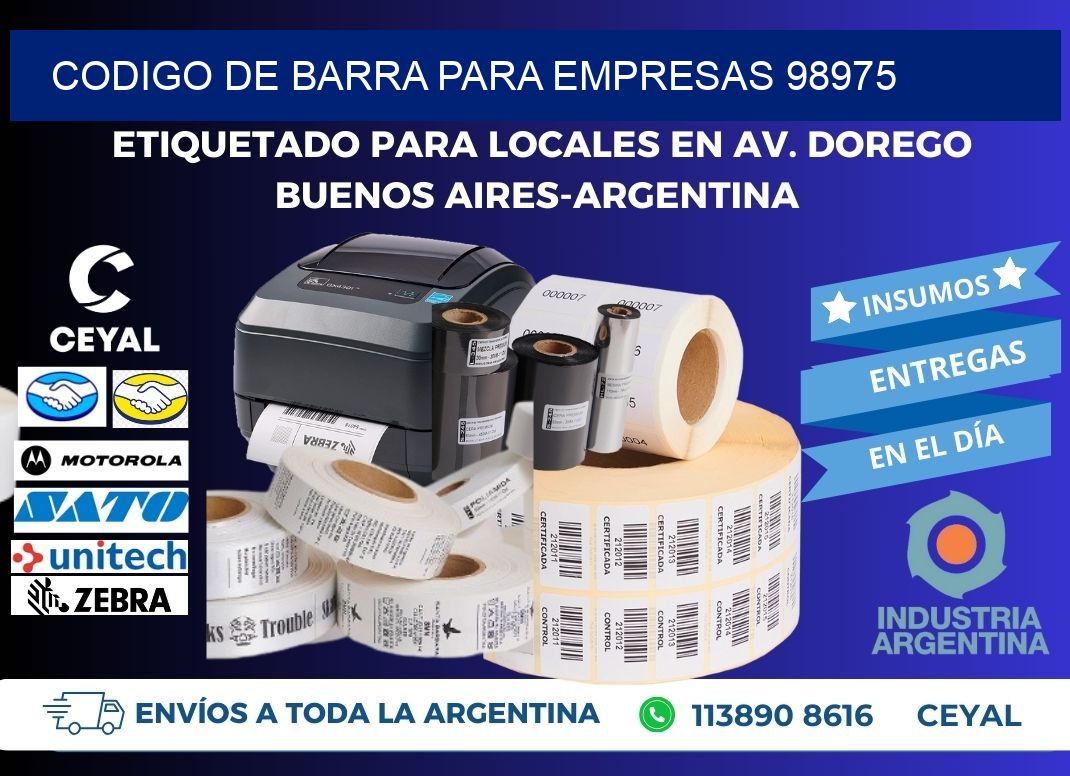 CODIGO DE BARRA PARA EMPRESAS 98975