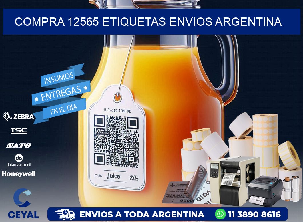 COMPRA 12565 ETIQUETAS ENVIOS ARGENTINA