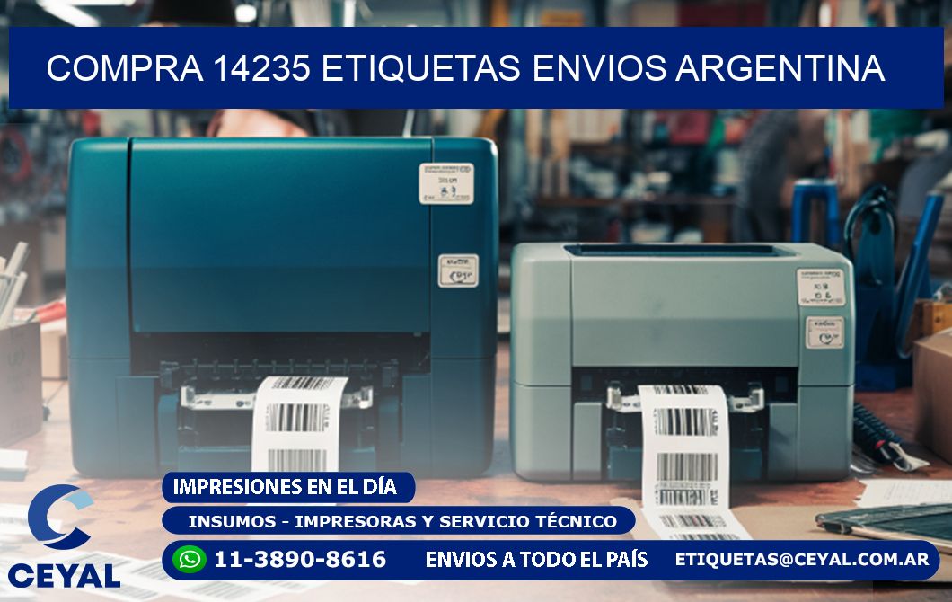 COMPRA 14235 ETIQUETAS ENVIOS ARGENTINA