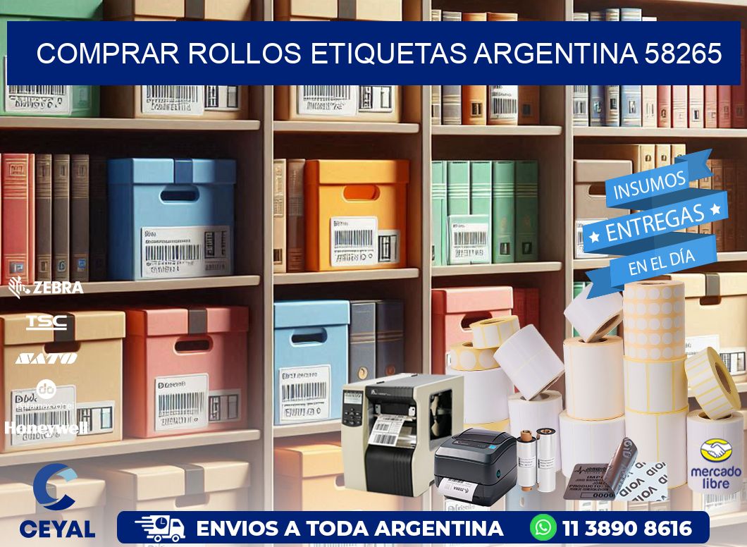 COMPRAR ROLLOS ETIQUETAS ARGENTINA 58265