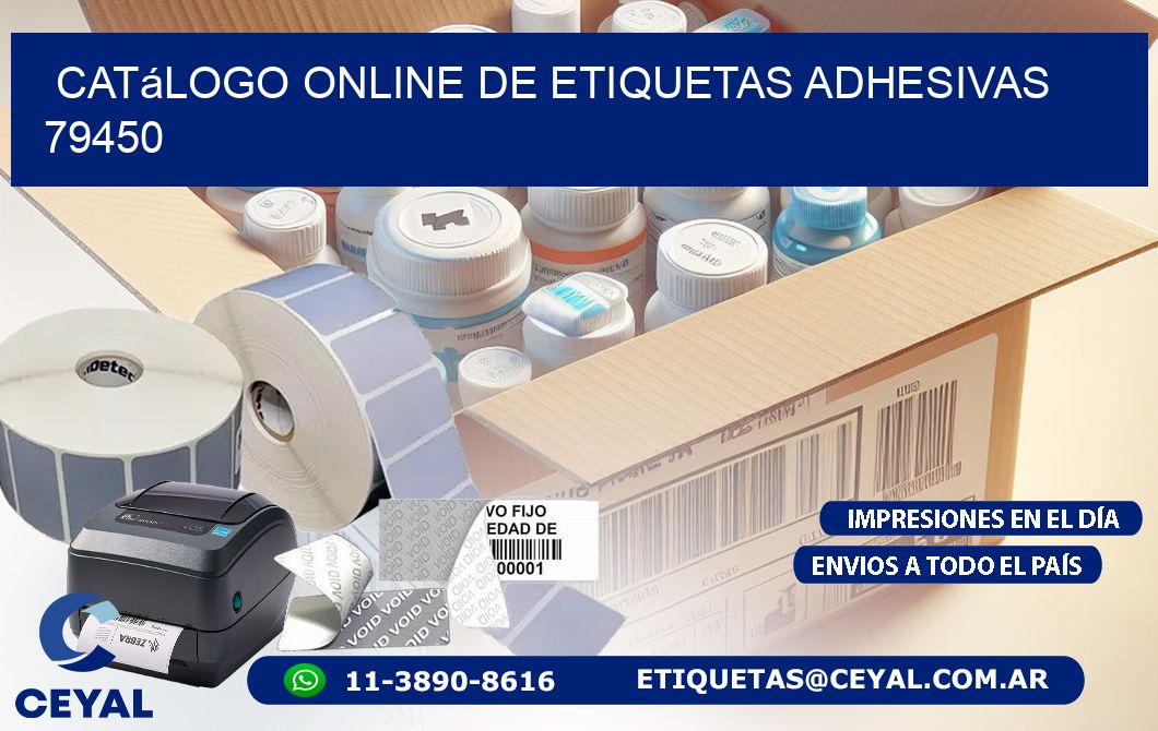 Catálogo Online de Etiquetas Adhesivas 79450
