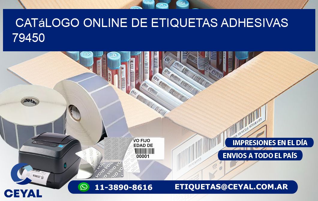 Catálogo Online de Etiquetas Adhesivas 79450
