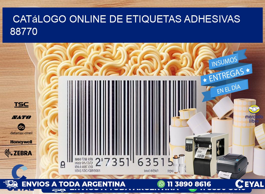 Catálogo Online de Etiquetas Adhesivas 88770