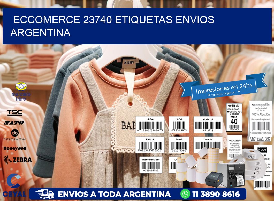 ECCOMERCE 23740 ETIQUETAS ENVIOS ARGENTINA
