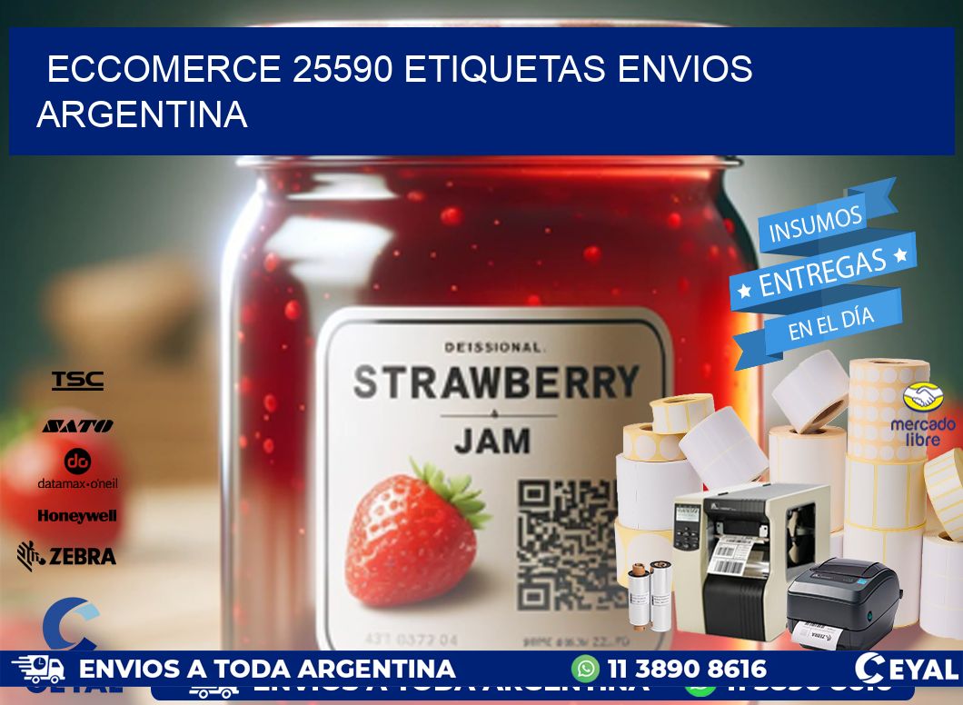 ECCOMERCE 25590 ETIQUETAS ENVIOS ARGENTINA