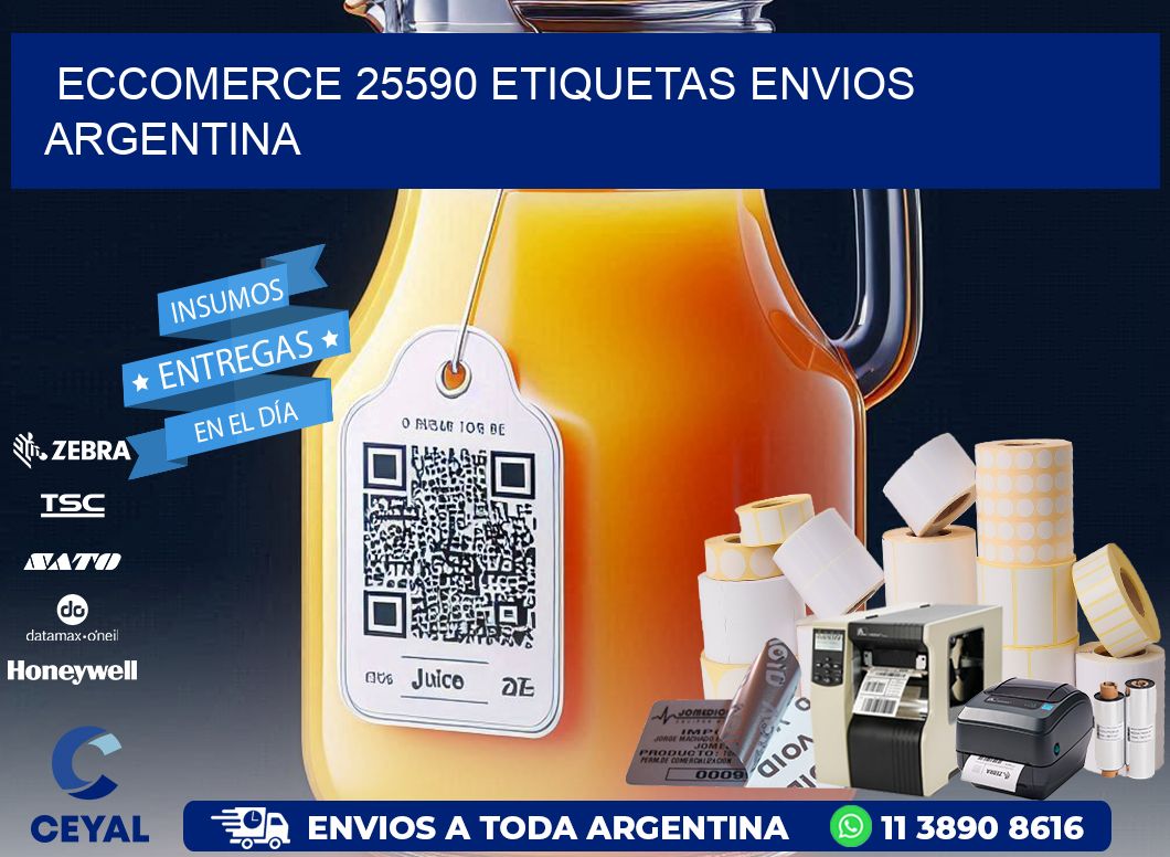 ECCOMERCE 25590 ETIQUETAS ENVIOS ARGENTINA