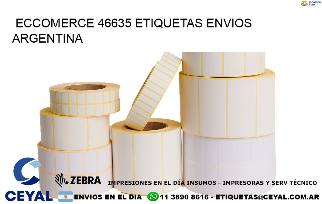 ECCOMERCE 46635 ETIQUETAS ENVIOS ARGENTINA