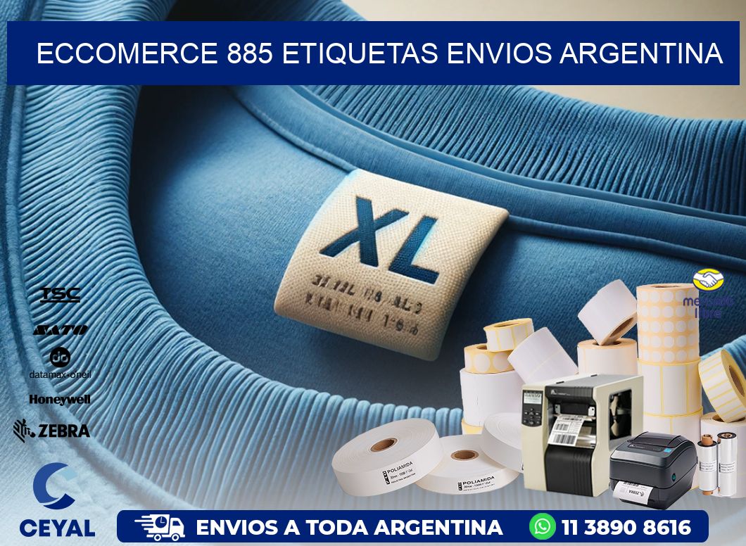 ECCOMERCE 885 ETIQUETAS ENVIOS ARGENTINA