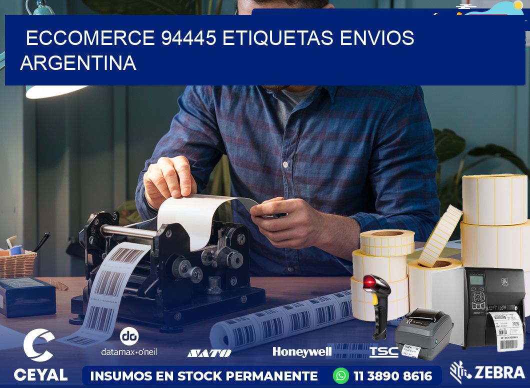 ECCOMERCE 94445 ETIQUETAS ENVIOS ARGENTINA