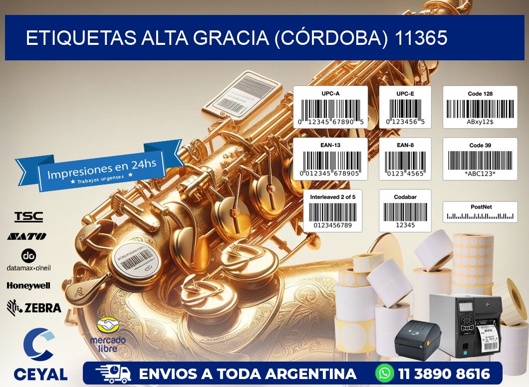 ETIQUETAS ALTA GRACIA (CÓRDOBA) 11365