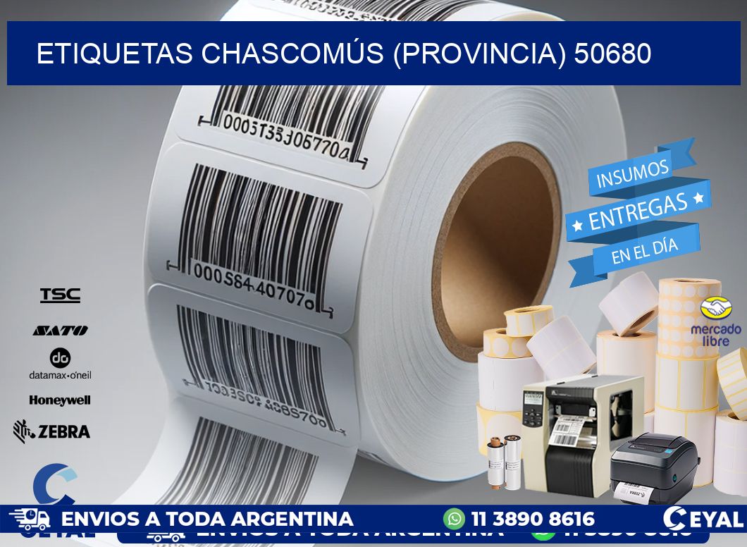 ETIQUETAS CHASCOMÚS (PROVINCIA) 50680