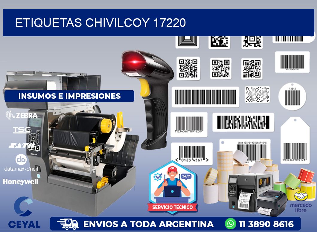 ETIQUETAS CHIVILCOY 17220