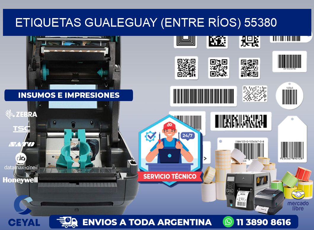 ETIQUETAS GUALEGUAY (ENTRE RÍOS) 55380