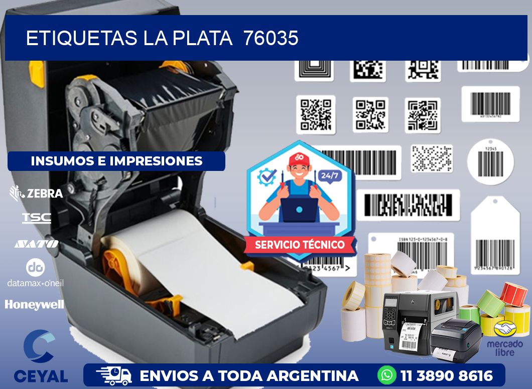 ETIQUETAS LA PLATA  76035