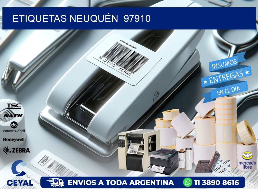 ETIQUETAS NEUQUÉN  97910
