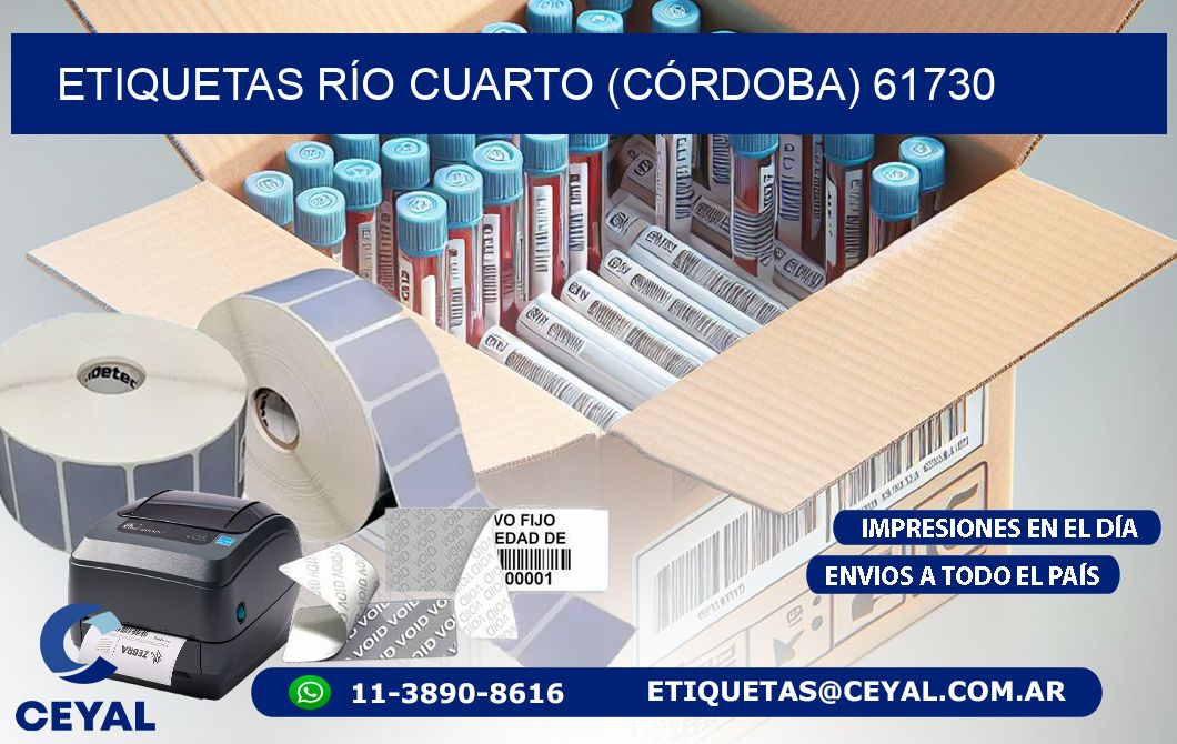 ETIQUETAS RÍO CUARTO (CÓRDOBA) 61730