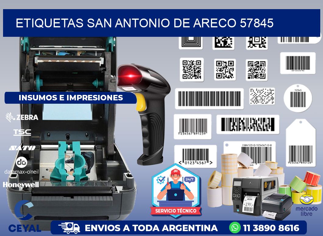 ETIQUETAS SAN ANTONIO DE ARECO 57845