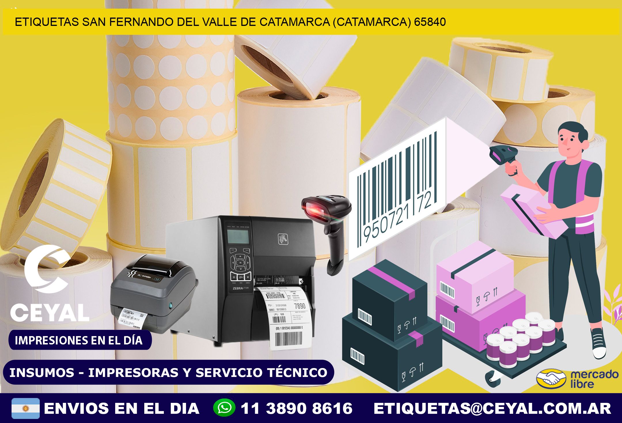 ETIQUETAS SAN FERNANDO DEL VALLE DE CATAMARCA (CATAMARCA) 65840