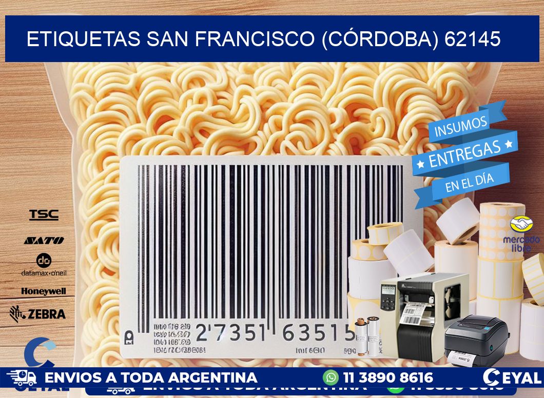 ETIQUETAS SAN FRANCISCO (CÓRDOBA) 62145