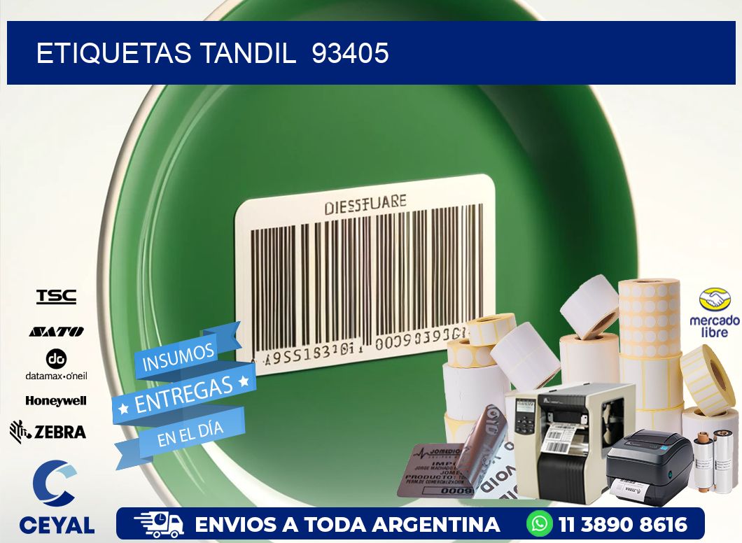 ETIQUETAS TANDIL  93405