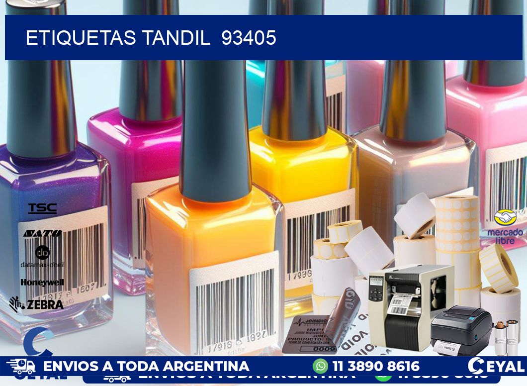 ETIQUETAS TANDIL  93405