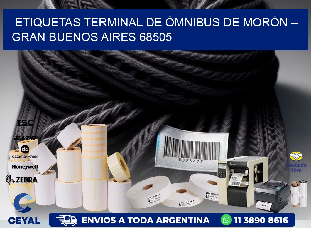 ETIQUETAS TERMINAL DE ÓMNIBUS DE MORÓN – GRAN BUENOS AIRES 68505