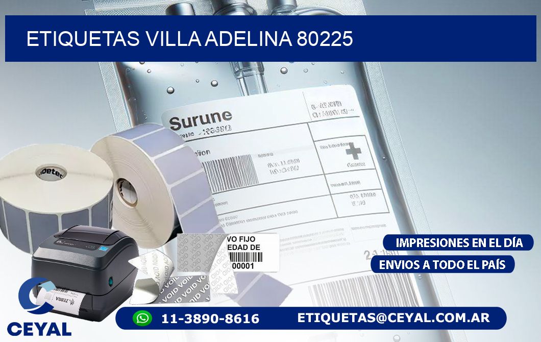 ETIQUETAS VILLA ADELINA 80225