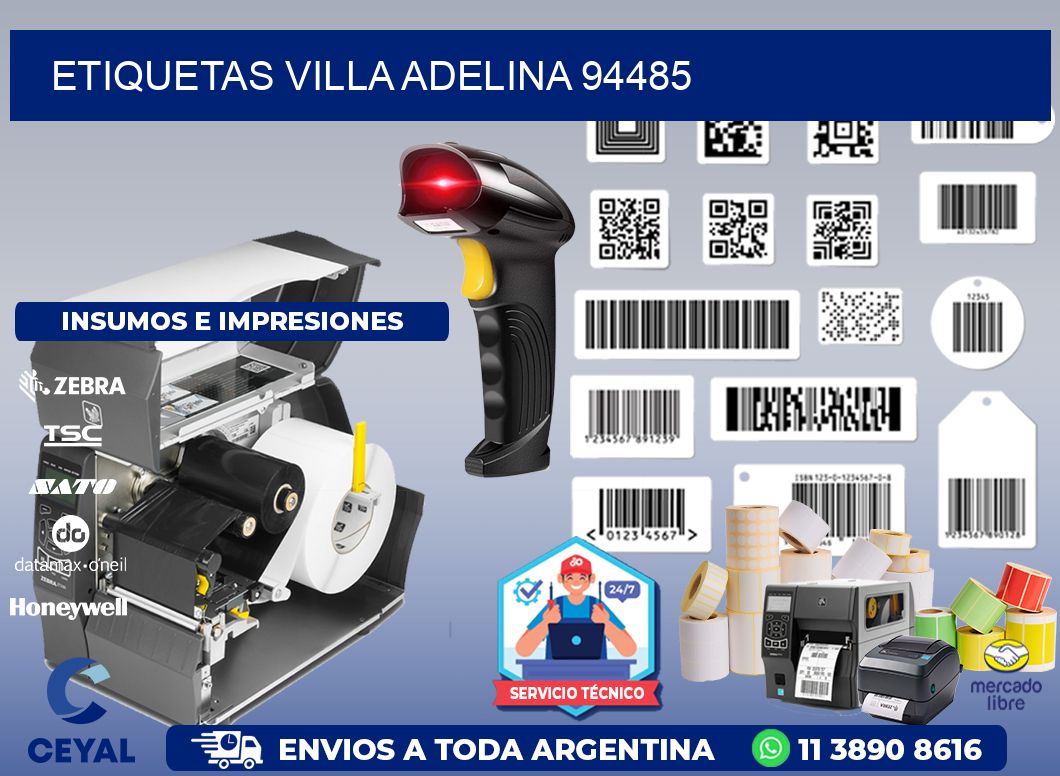 ETIQUETAS VILLA ADELINA 94485