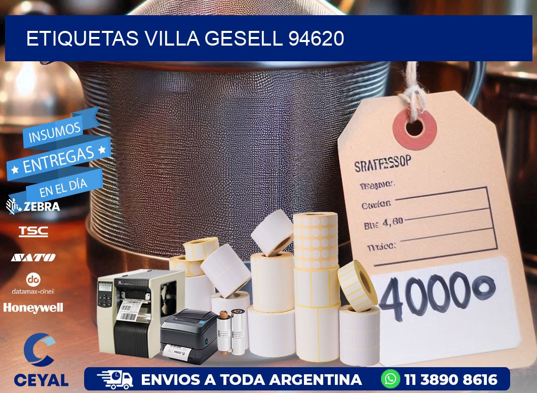 ETIQUETAS VILLA GESELL 94620