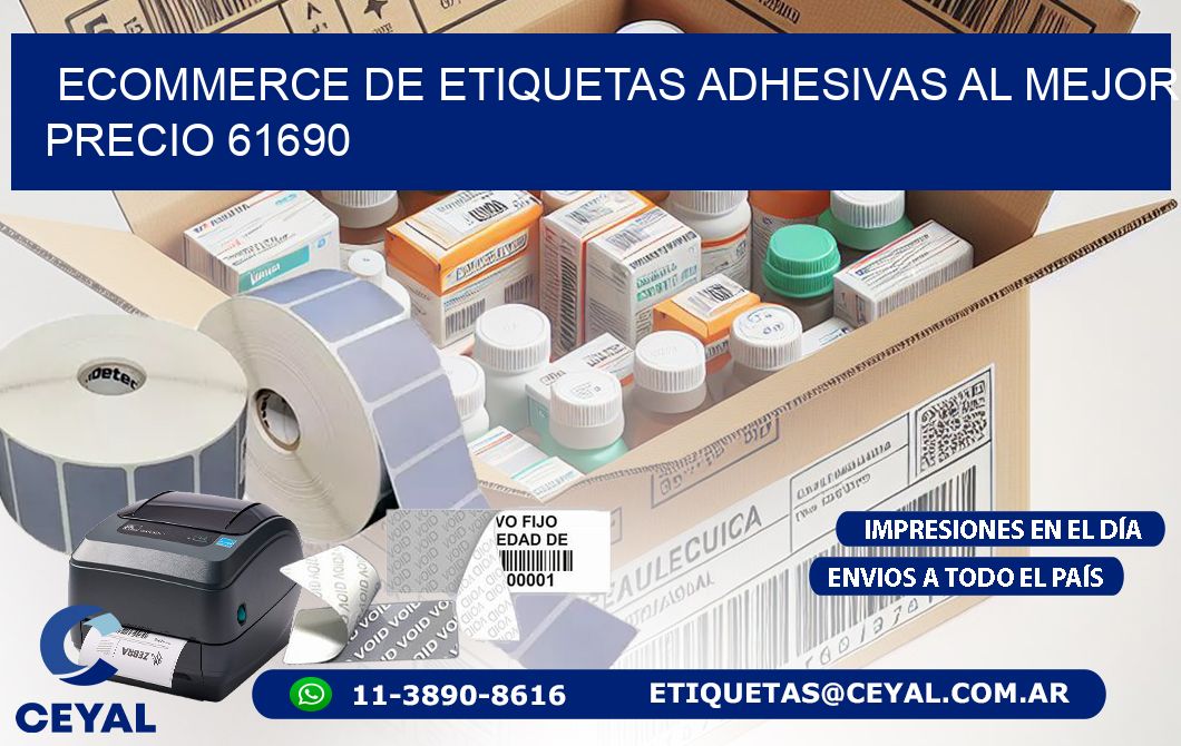 Ecommerce de Etiquetas Adhesivas al Mejor Precio 61690