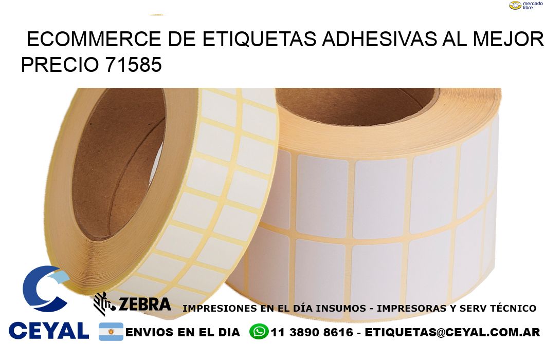 Ecommerce de Etiquetas Adhesivas al Mejor Precio 71585