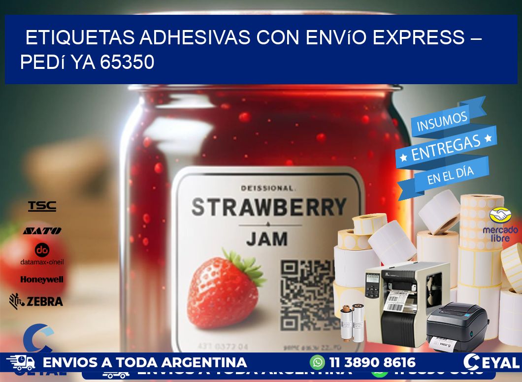 Etiquetas Adhesivas con Envío Express – Pedí Ya 65350