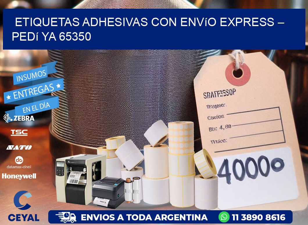 Etiquetas Adhesivas con Envío Express – Pedí Ya 65350