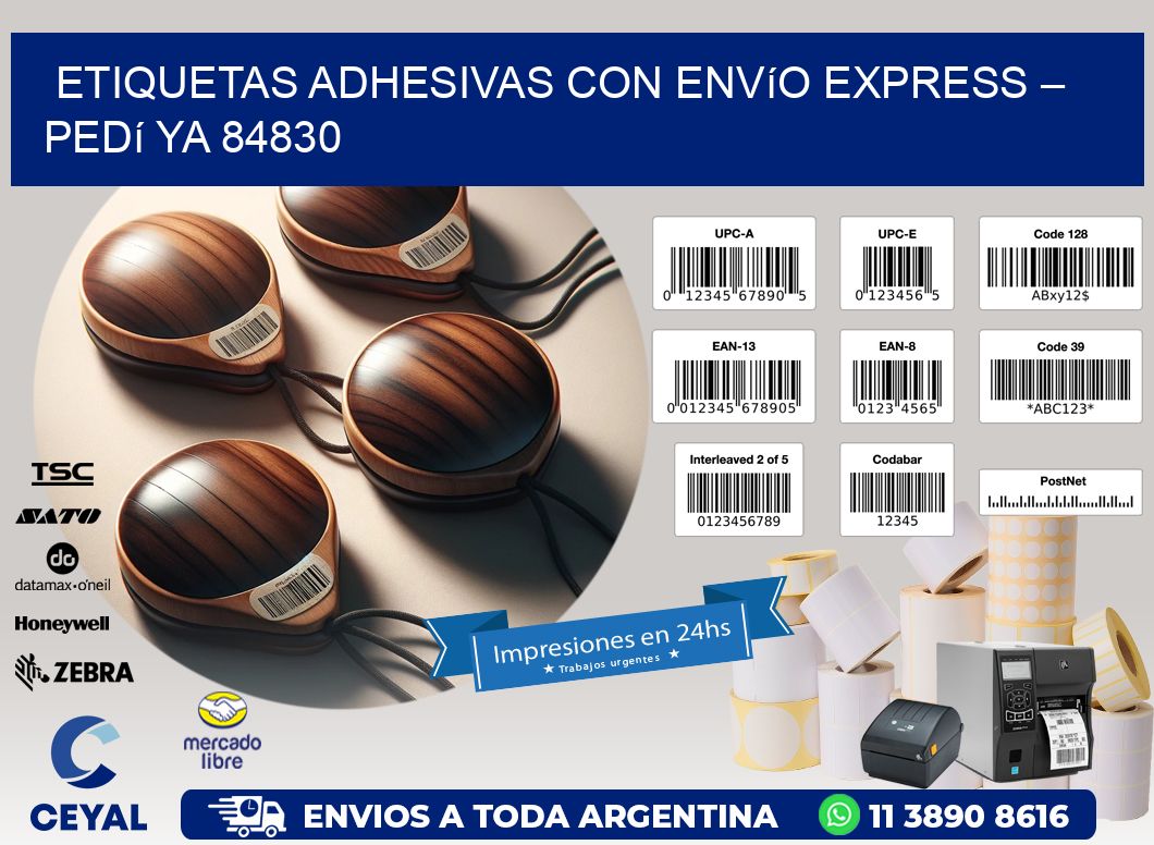 Etiquetas Adhesivas con Envío Express – Pedí Ya 84830