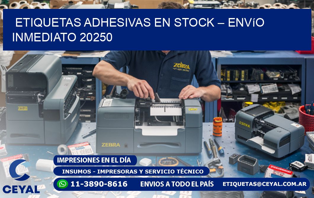 Etiquetas Adhesivas en Stock – Envío Inmediato 20250