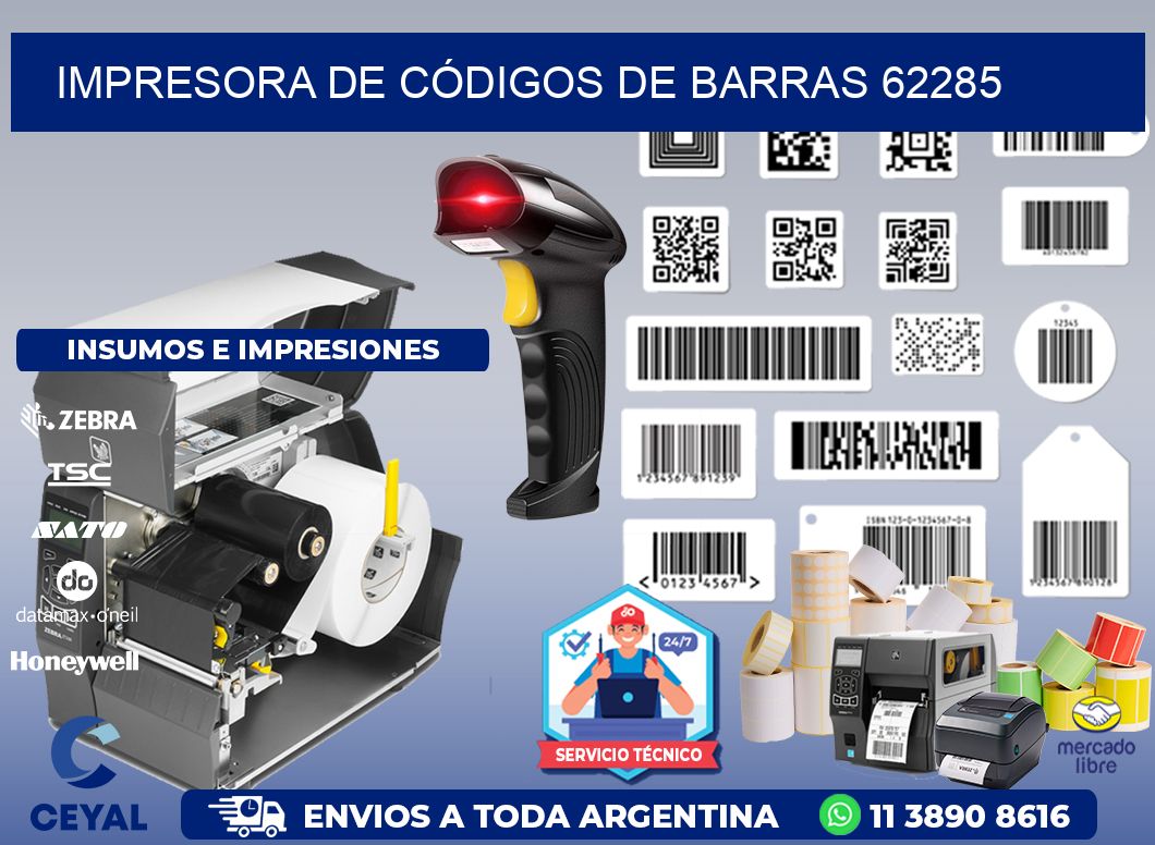 IMPRESORA DE CÓDIGOS DE BARRAS 62285