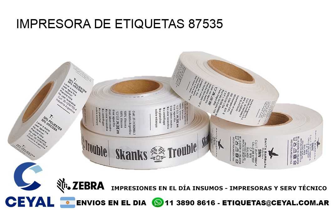 IMPRESORA DE ETIQUETAS 87535