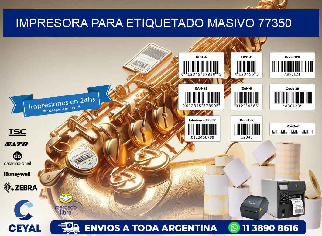 IMPRESORA PARA ETIQUETADO MASIVO 77350