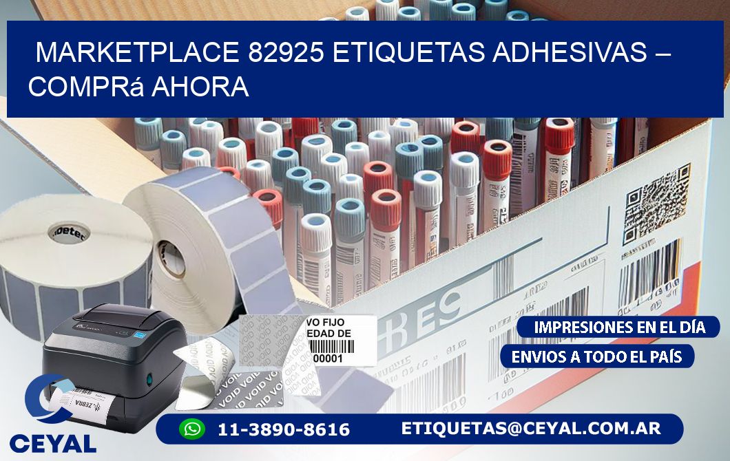 Marketplace 82925 Etiquetas Adhesivas – Comprá Ahora