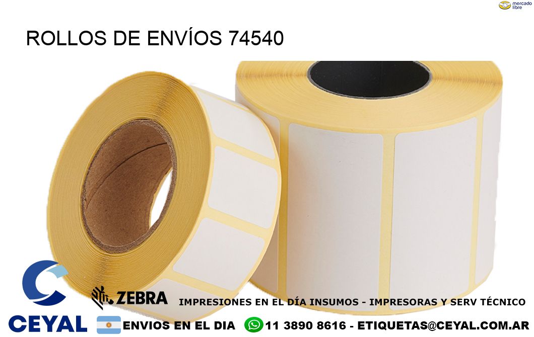 ROLLOS DE ENVÍOS 74540
