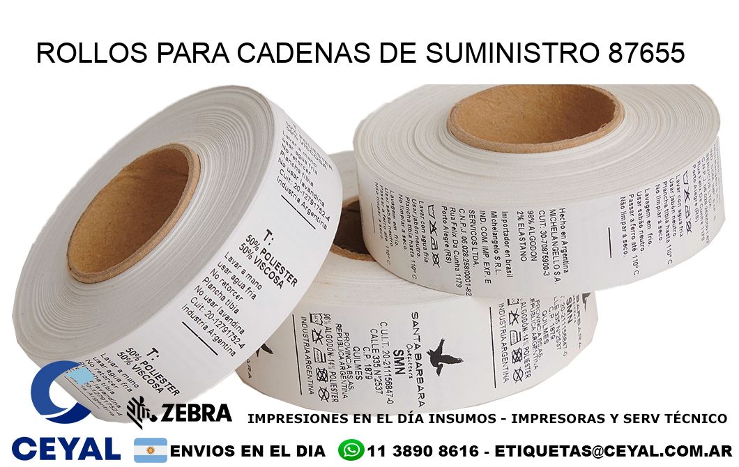 ROLLOS PARA CADENAS DE SUMINISTRO 87655