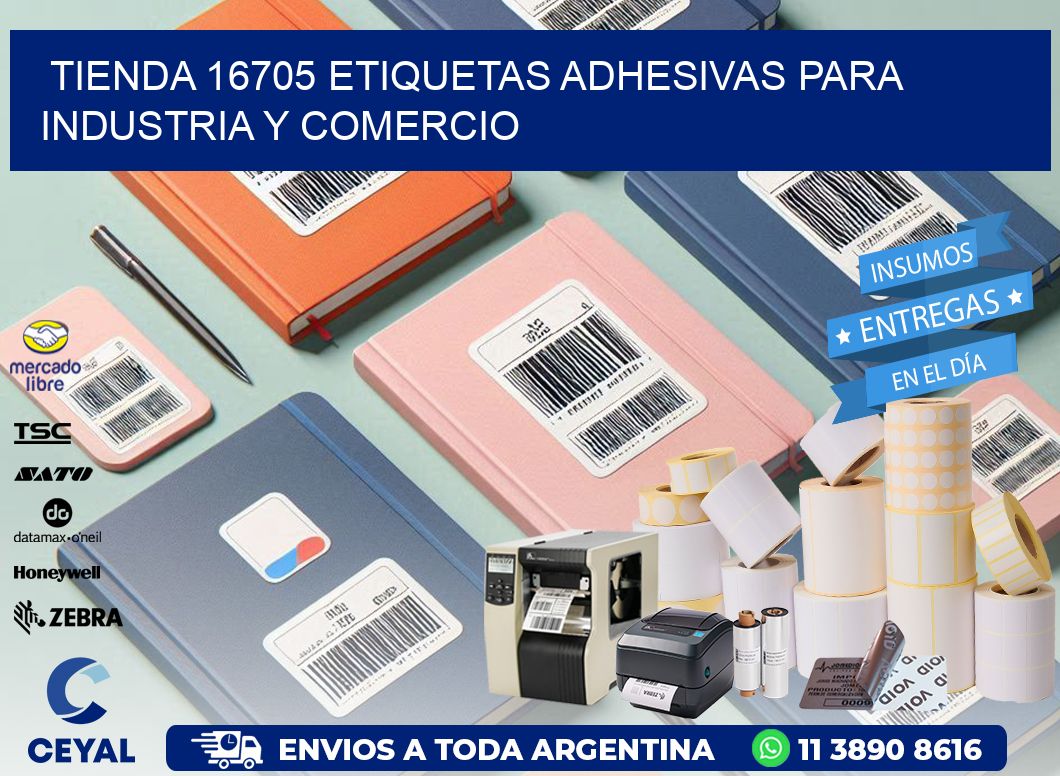 Tienda 16705 Etiquetas Adhesivas para Industria y Comercio