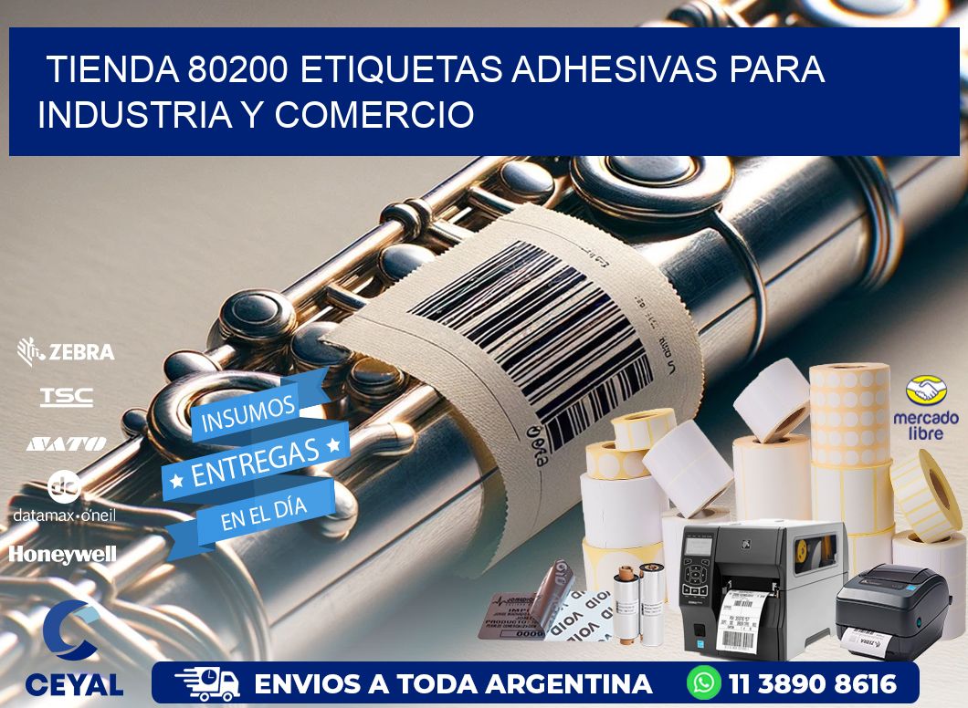 Tienda 80200 Etiquetas Adhesivas para Industria y Comercio