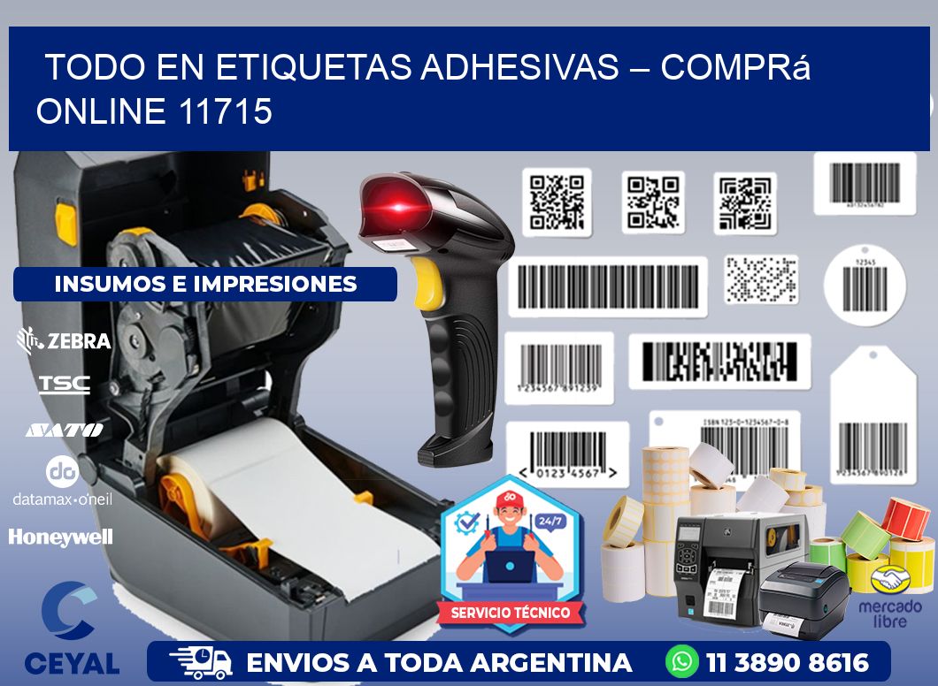 Todo en Etiquetas Adhesivas – Comprá Online 11715