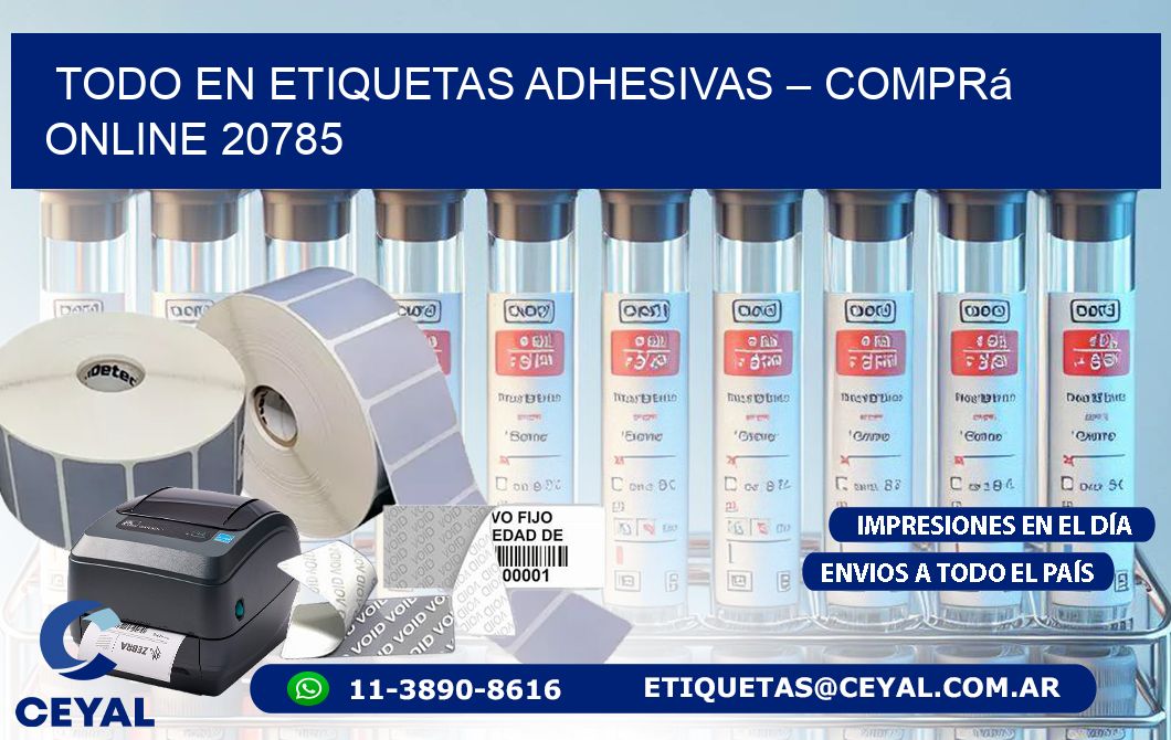 Todo en Etiquetas Adhesivas – Comprá Online 20785