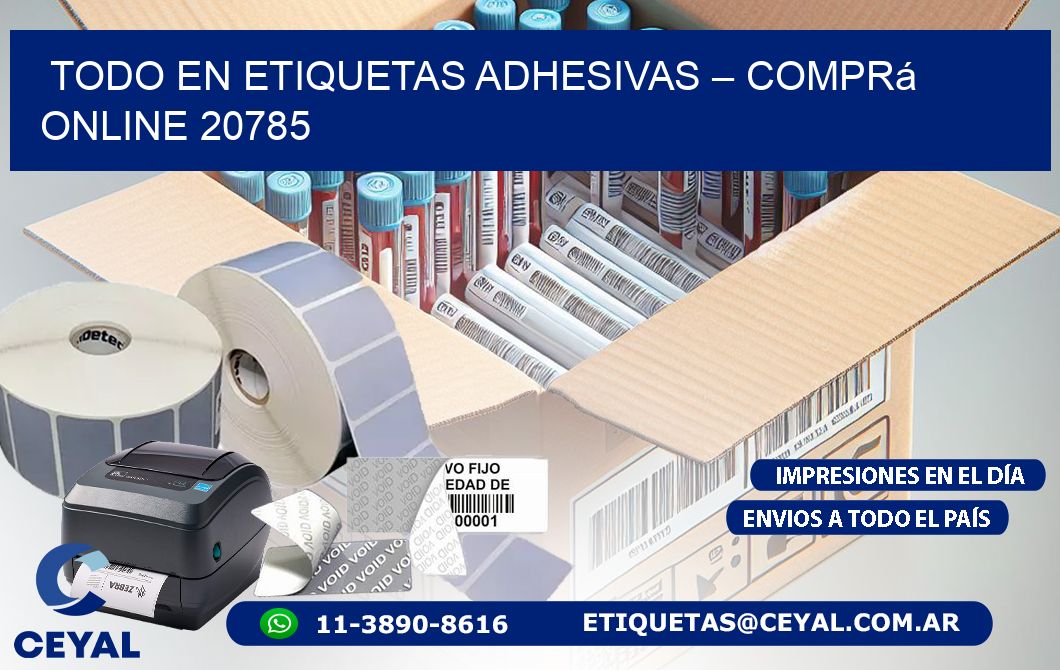 Todo en Etiquetas Adhesivas – Comprá Online 20785