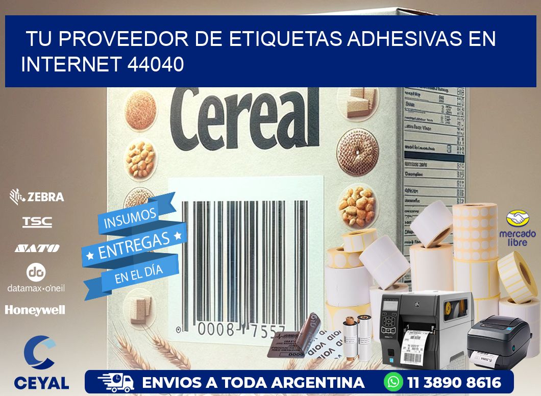 Tu Proveedor de Etiquetas Adhesivas en Internet 44040